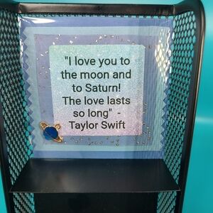 Handmade Inspirational Quotes with Charm! Nursing Home Crafts! Taylor Swift